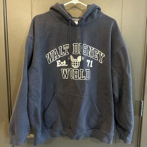 Disney Vintage Blue Hoodie Sweater